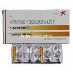  サロテナSarotena、ジェネリックエラビル、アミトリプチリン塩酸塩、50mg　錠剤